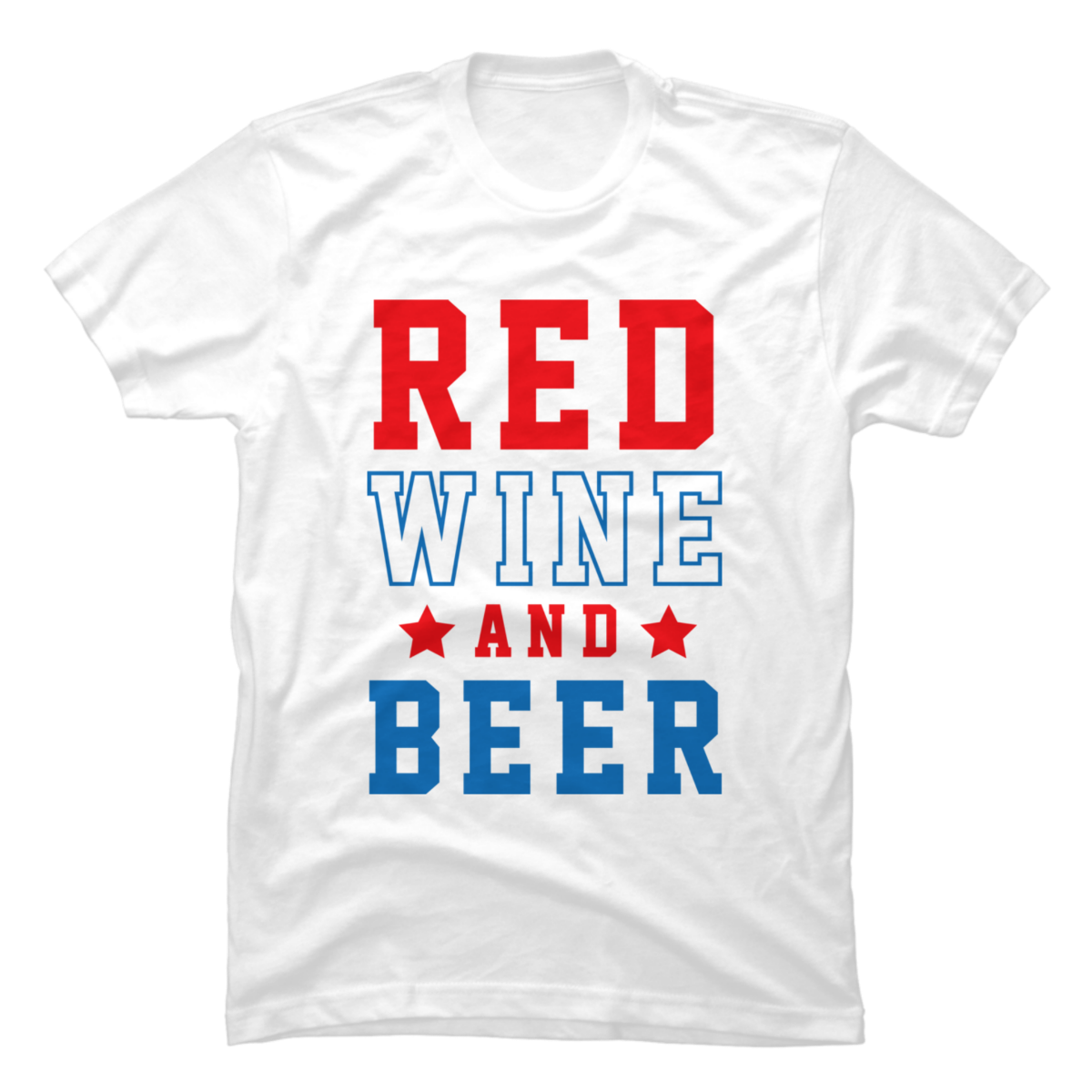 red wine and beer shirt